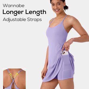 Everyday Cloudful 2-in-1 Flare Dress-Wannabe-Longer Length & Adjustable Straps